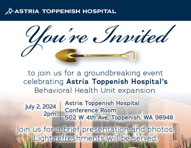 Astria Toppenish Hospital's Behavioral Health Unit Expansion 