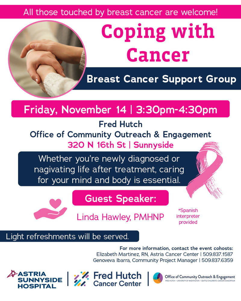 Coping with Cancer—Breast Cancer Support Group 